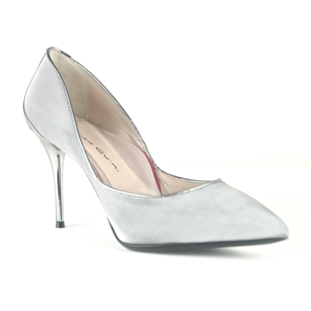 STILETTO HEELS - SILVER PUMPS  by Enrico Cuini